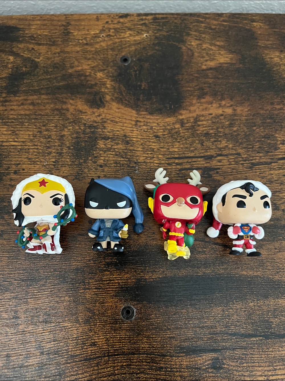 Funko Pocket Pop DC Super Heroes Christmas Wonder Woman Superman